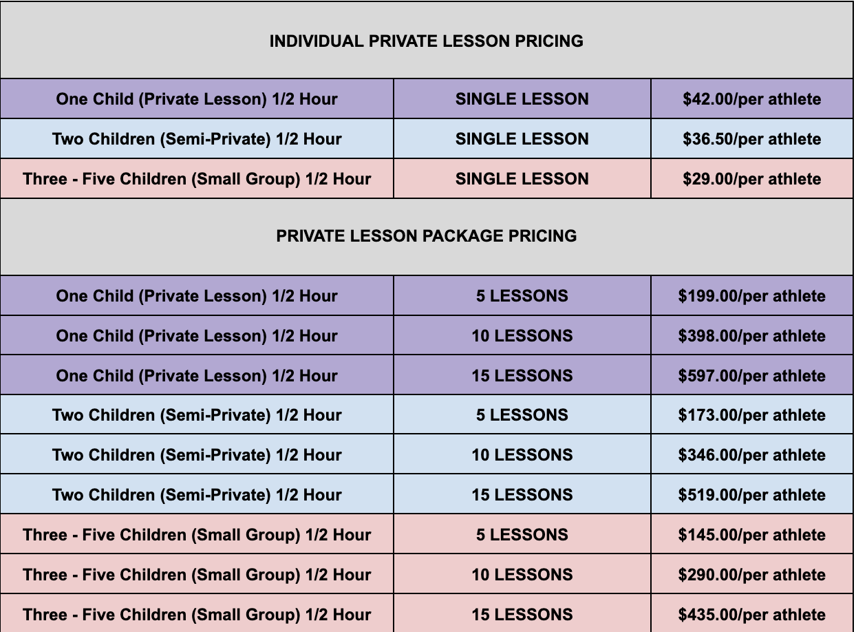 Individual or Group Lessons